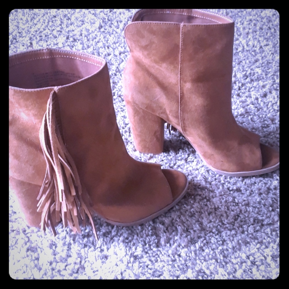 Fringe Ankle Boots